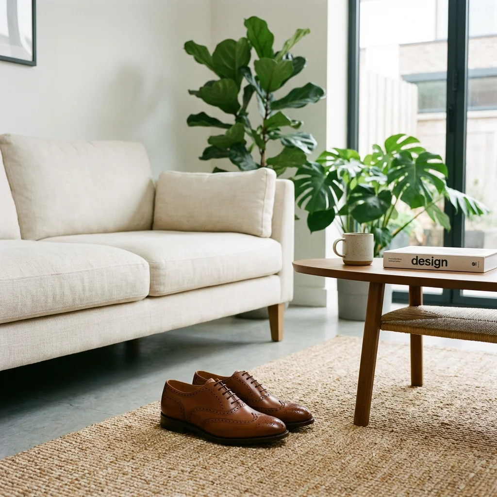 Shoes in modern interior