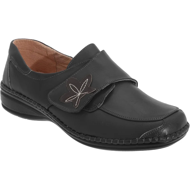 Boulevard Women's Wide Fitting Touch Fastening Casual Shoes